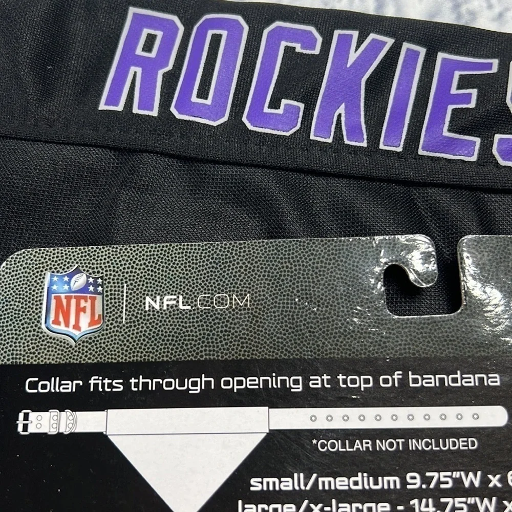 Colorado Rockies bandana for dogs Large to XL